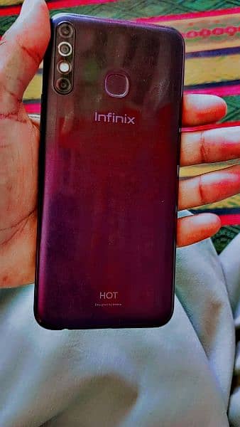 infinix hot8 only set and chagr 1