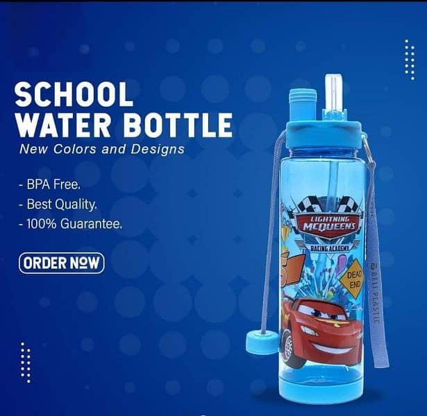 school bottle water with ice beg 1