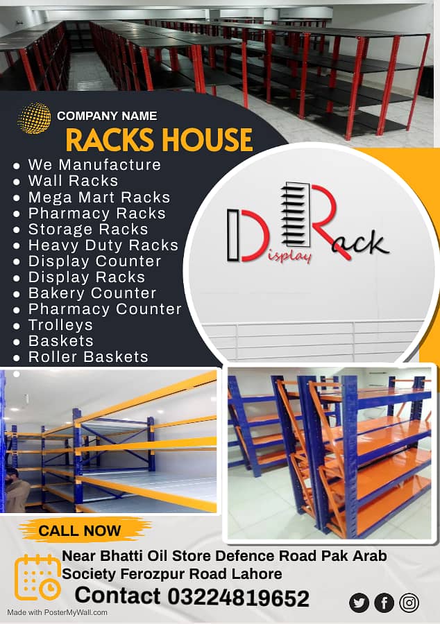 Wall racks| Display racks | Storage racks | Industrial racks Your ad e 2