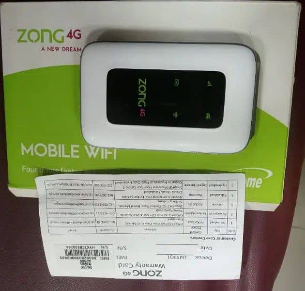 Unlocked Zong 4G Device|jazz|ufone|Cash on delivery only in Lahore. 5