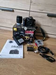 camera DSLR Nikon d5300 complete box 18/55mm lens