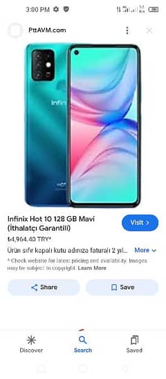 infinax hot 10 4 64 only phone