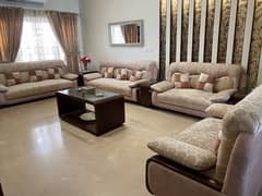 sofa set for 10 seater and 4 tables