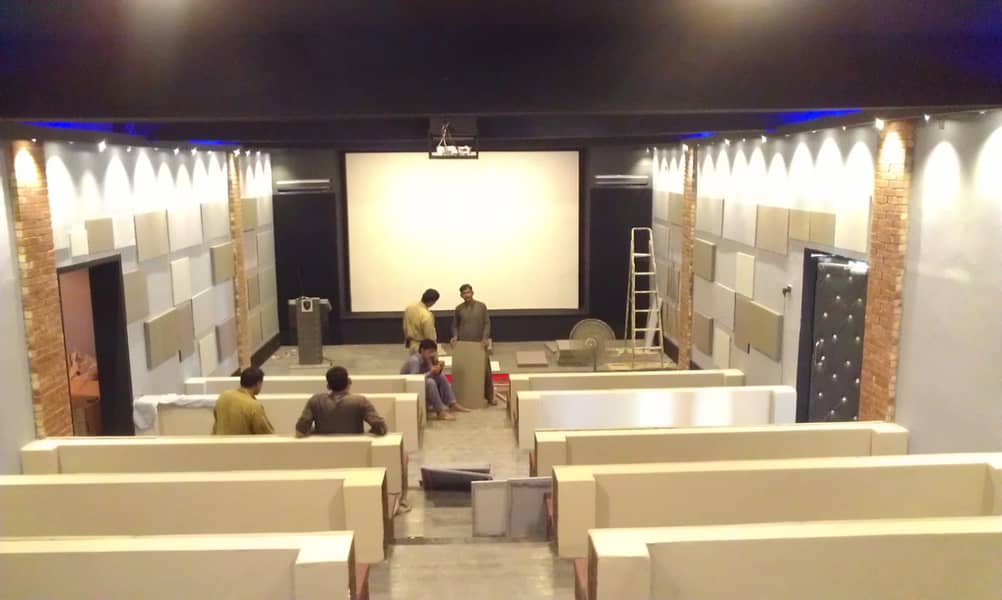 Home theater CInema Studio Soundproofing Auditorium AV Solutions 9