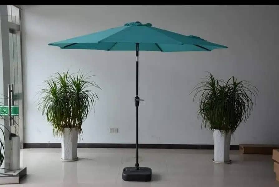 Sidepole Umbrella, Sunshade, Swimming pool umbrella and loungers 12