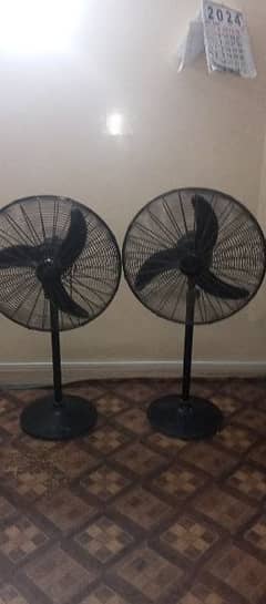 2 stand fans