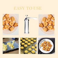 Cookie Press Machine DIY Biscuit Maker With 20 Disc Shapes