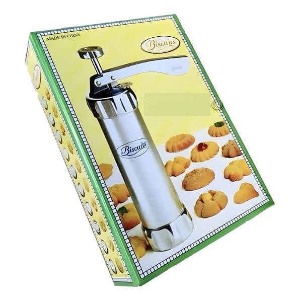 Cookie Press Machine DIY Biscuit Maker With 20 Disc Shapes 1