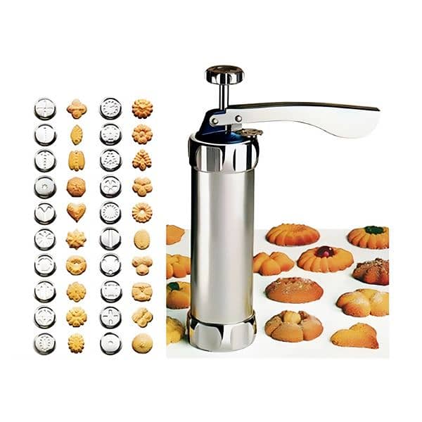 Cookie Press Machine DIY Biscuit Maker With 20 Disc Shapes 2