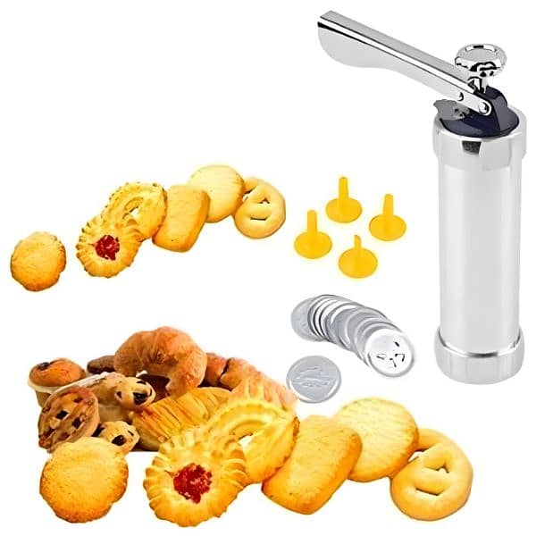 Cookie Press Machine DIY Biscuit Maker With 20 Disc Shapes 9