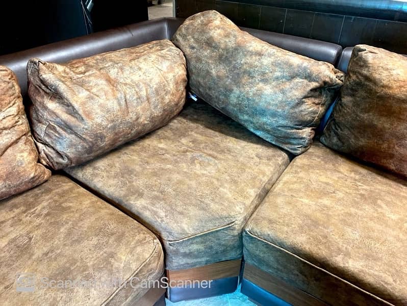 L shape sofa , Master Molty foam , six seater sofa set , Corner sofa 2