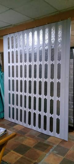 folding partition door /wallpaper PVC panel | lasani folding doors 0