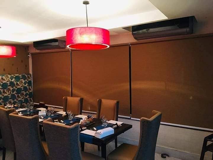 folding partition door /wallpaper PVC panel | lasani folding doors 6