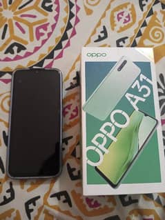 Oppo a31 4/128gb crack on sim tray and small crack on protector
