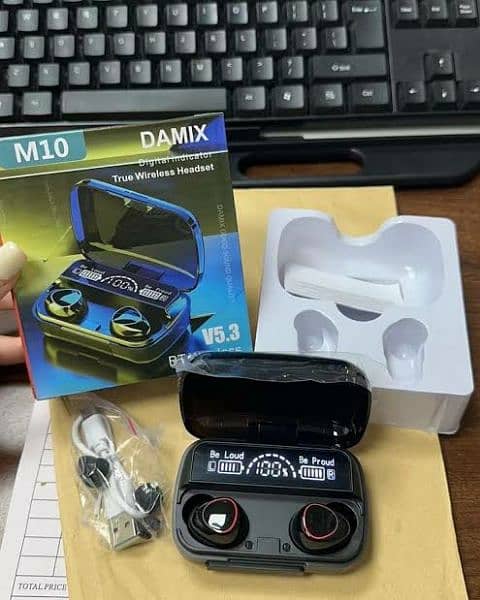 New Gaming M-10 Wireless Bluetooth Earbuds | Whtp no. +92 318 2370629 2