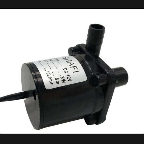 Mini water air cooler pump DC 12V, 8watt,  10L per min 8