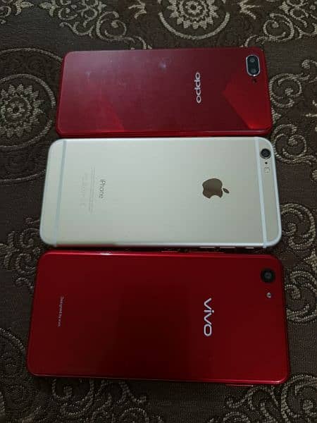 3 in one iphone 6 plus// vivo// oppo // sale only cash 1