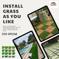 Artificial grass / PVC ceiling