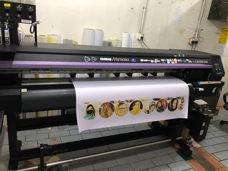 Mimaki CJV150 - 160 Print & Cut Printer Setup 1