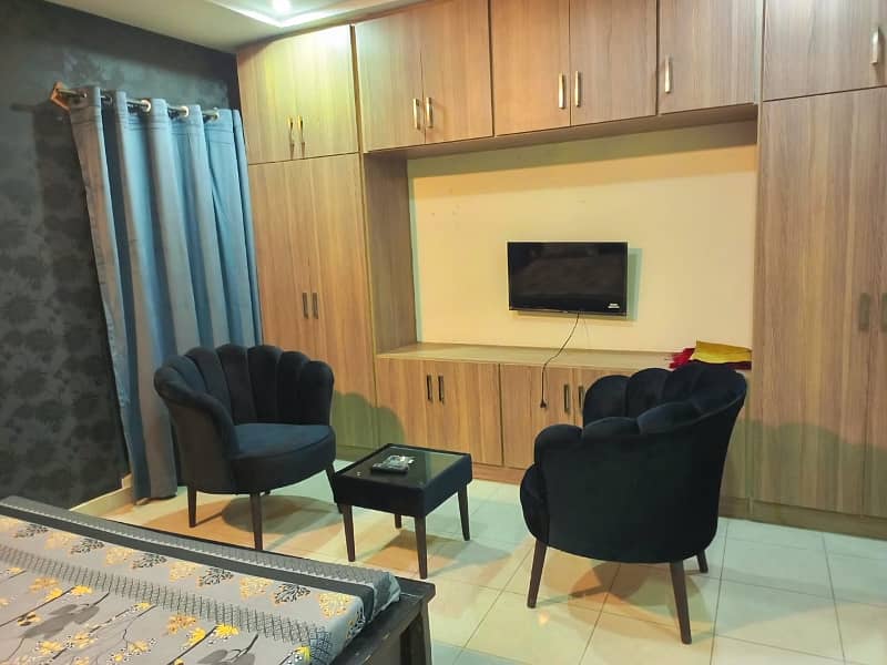 Studio full furnished flat Short time coupell allow Safe& scour 100% 0