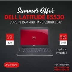 Dell 5530 i3 3rd 4Gb 320Gb Quantity Available 0