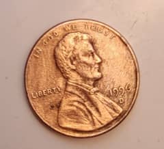 one cent 1996 d