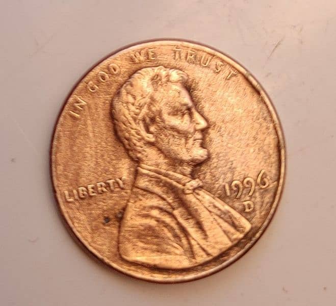 one cent 1996 d 0