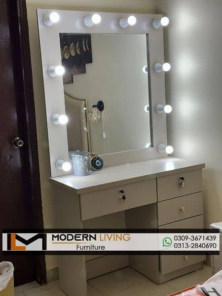 vanity dressing table with lights best quality 1