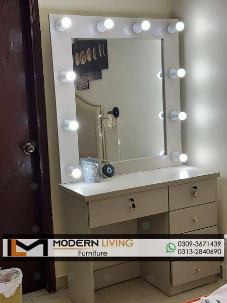 vanity dressing table with lights best quality 2