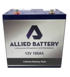 Lithium battery 12v-100Ah available at low price