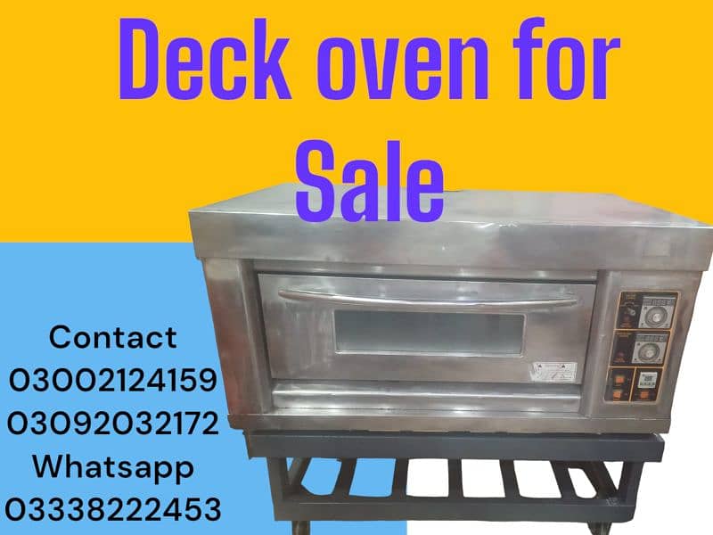 Deck oven commercial use oven big size oven 1