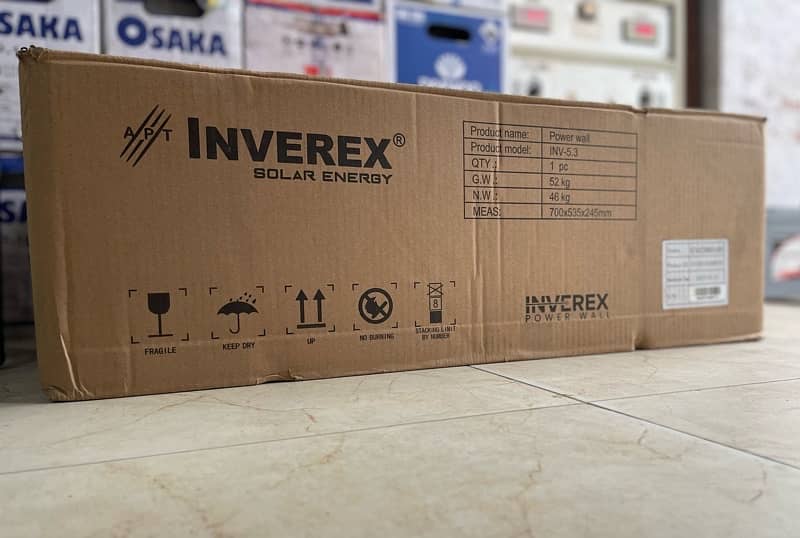INVEREX LITHIUM ION BATTERY 48V 100AH 5.35KW BRAND NEW BOX PACK 1