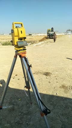 Surveyor With TotalStation Available in kArachi  03193307245
