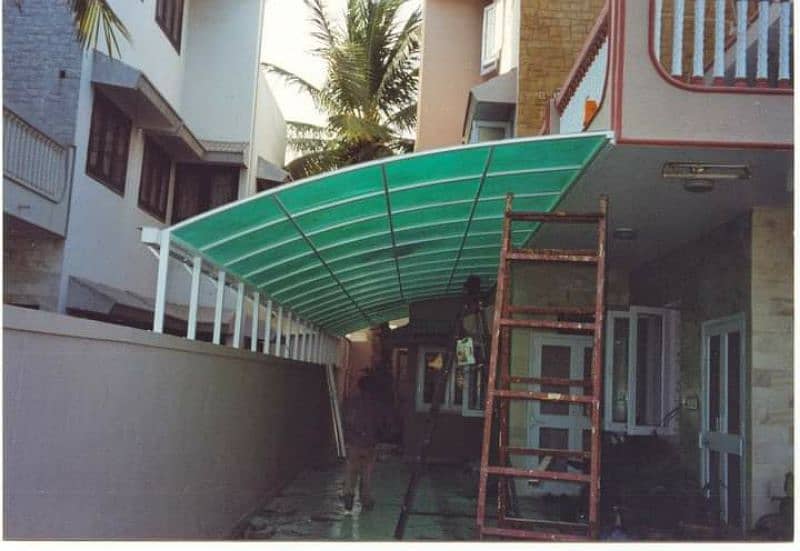 fibre canopies parking shade roof shade container design sheet 1