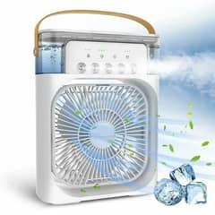Portable Humidifier Fan Air Conditioners Fan LED Night Light