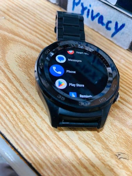 Huawei Watch 2 Sport Smartwatch - Ceramic Bezel - Carbon Black Strap 4