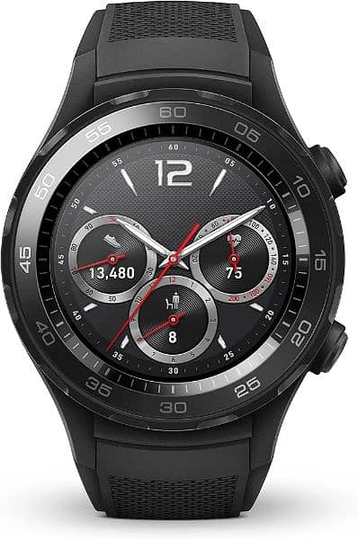 Huawei Watch 2 Sport Smartwatch - Ceramic Bezel - Carbon Black Strap 13