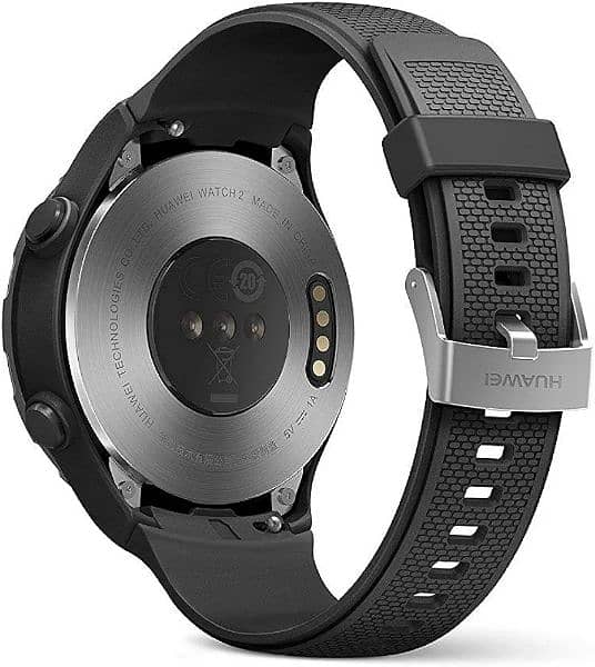 Huawei Watch 2 Sport Smartwatch - Ceramic Bezel - Carbon Black Strap 16