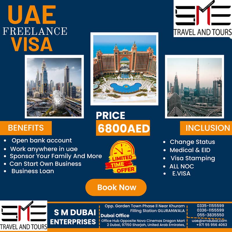 UAE FREELANCE/ BUSINES VISA AVAILABLE 1