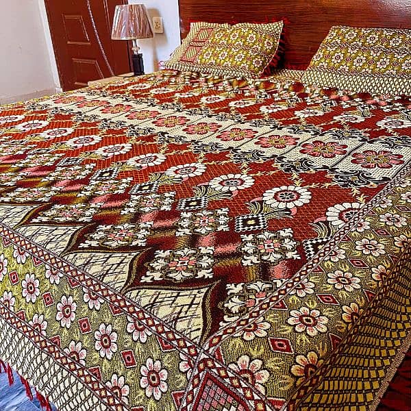 3pc multani bad sheets 100 persant good quality 10