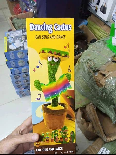 Taking cactus dancing cactus toy 3