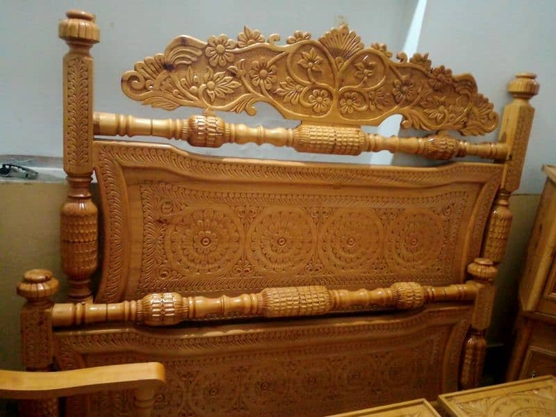 Diyyar king size bed complete wedding set, 03461265026 6