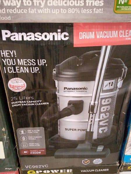 Panasonic Powerful Drum Vacuum Cleaner - 25 Ltr Capacity 3