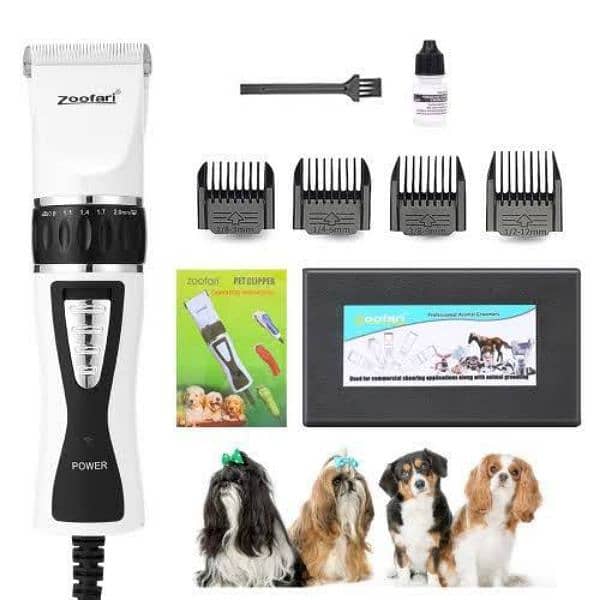 Highest Quality Zoofari Electric Trimmer for Cat Dogs Goats Horses 2
