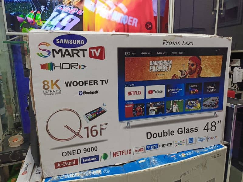 43 InCh - Smart Samsung Led Tv Box Pack Phone. . . 03227191508 0