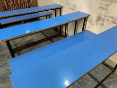 Sundent Desk / Bench  |  Double School, College, Academy Furniture