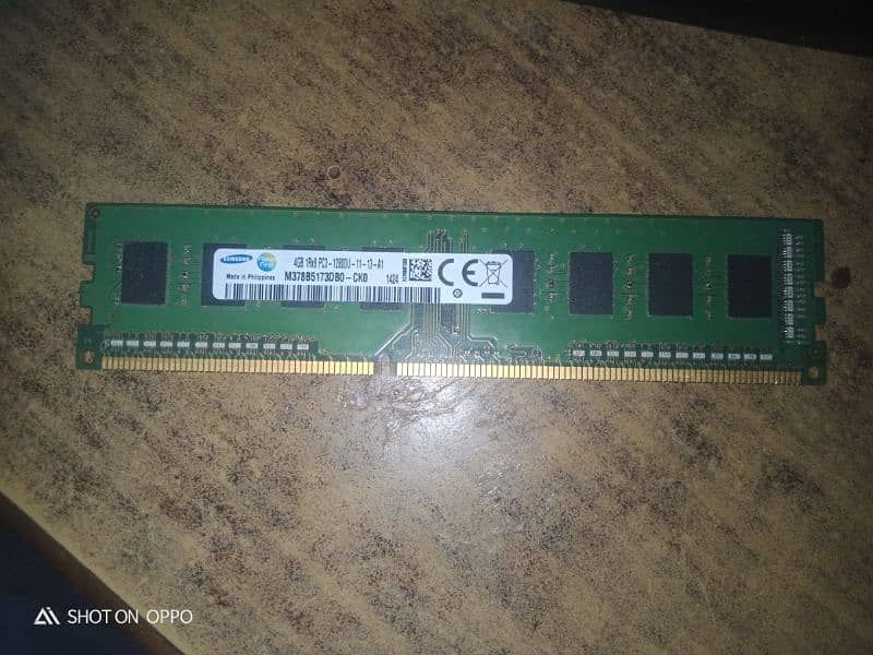 SAMSUNG Ram 4GB 1600Mhz DDR3 0