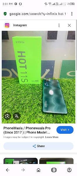 Infinix Hot 11 S 6/128 Full New Condition 4