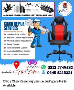 office chair repairing expert all spare parts available 03135749633