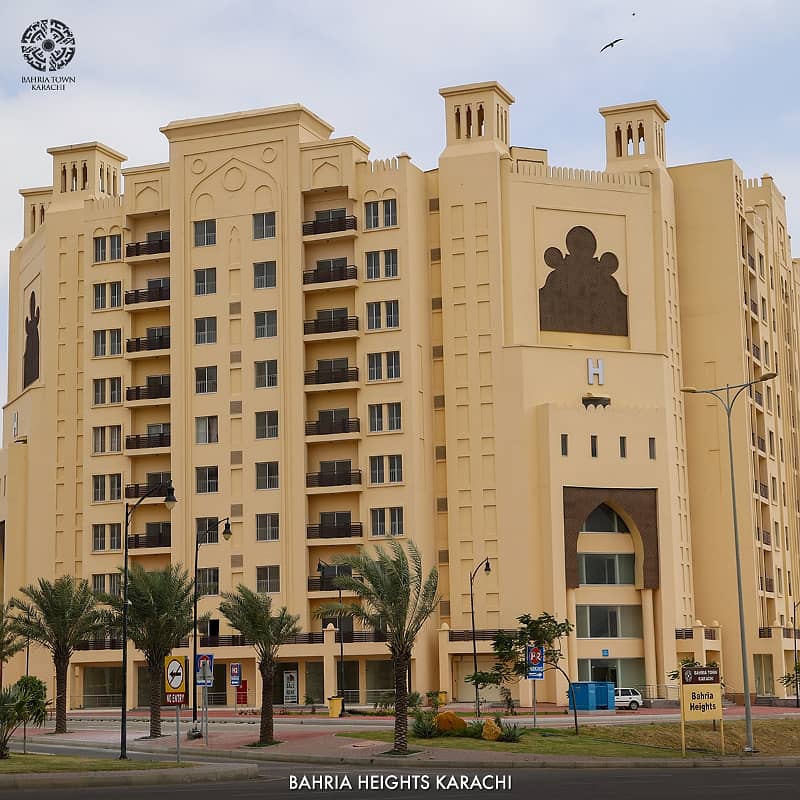 Bahria Heights 1100 Sq Feet Ready To Live Inner Apartment Brand New Bahria Town Karachi 0